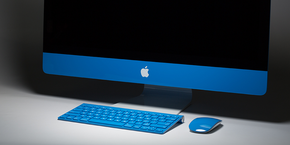 Купить Эксклюзивный iMac Blue
