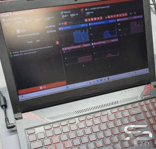 Asus TUF Gaming не включается не заряжается (готов тест прошел работает)